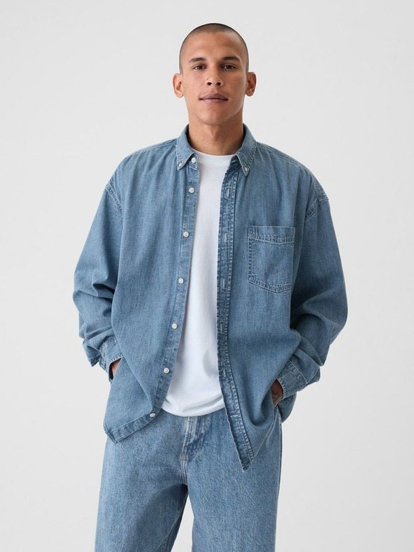 GAP Herren Oversize-Jeanshemd GAP
