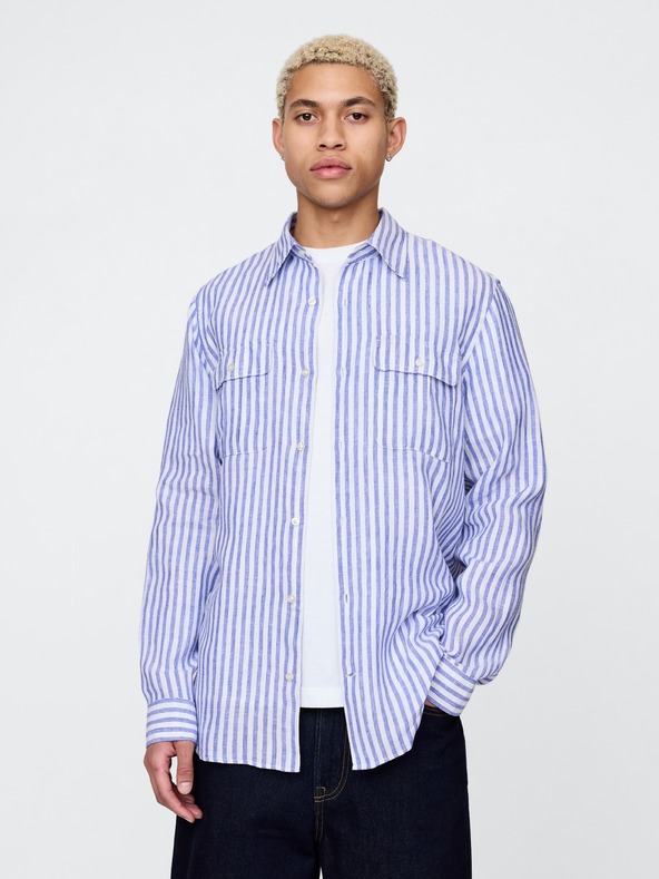 GAP Herren Leinenhemd Classic Shirt GAP
