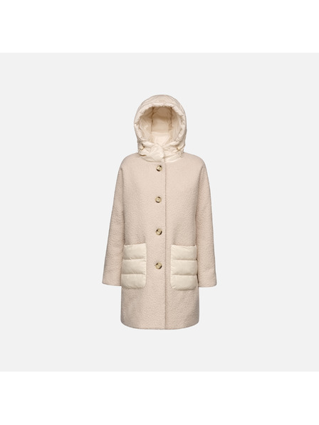 Geox Cremefarbene Damen-Jacke Geox Calithe