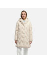 Geox Cremefarbene Damen-Daunenjacke Geox Plummery