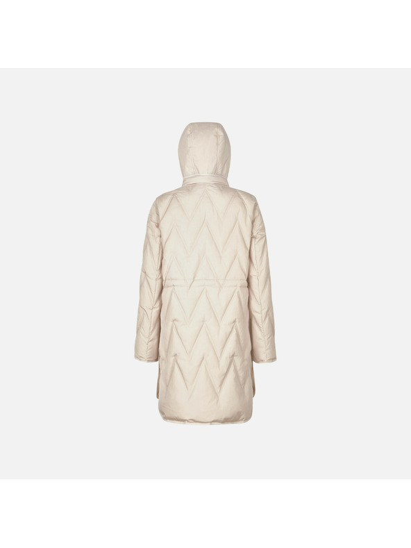 Geox Cremefarbene Damen-Daunenjacke Geox Plummery