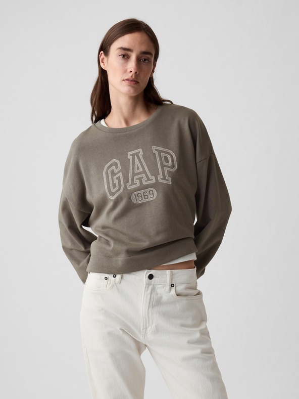 GAP Sweatshirt mit Logo Oversize GAP