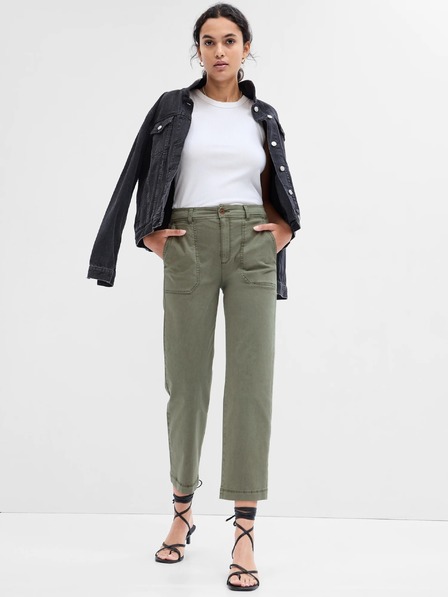 GAP Girlfriend Hose khaki High Rise Utility von GAP