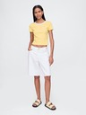 GAP Damen Ripp-Crop T-Shirt GAP