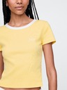 GAP Damen Ripp-Crop T-Shirt GAP