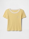 GAP Damen Ripp-Crop T-Shirt GAP