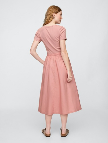 GAP Damen Midi-Kleid mit Taschen GAP