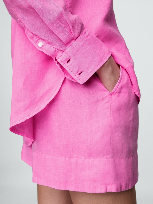 GAP Damen Leinen-Oversize-Hemd Big Shirt GAP