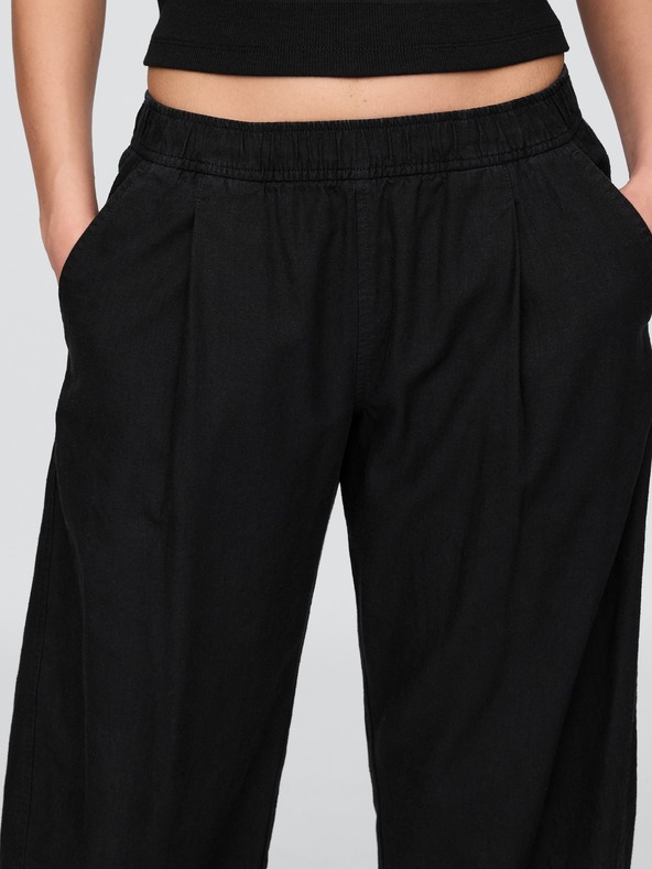GAP Damen Leinenhose Easy Barrel GAP