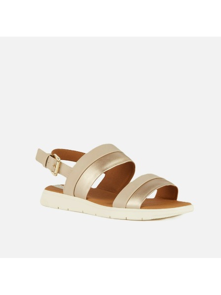 Geox Beige Damensandalen Geox Dandra