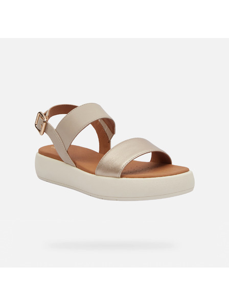 Geox Beige Damen-Sandalen Geox Camalei