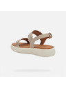 Geox Beige Damen-Sandalen Geox Camalei