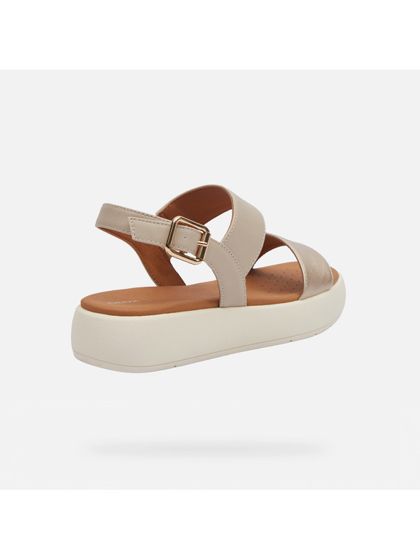Geox Beige Damen-Sandalen Geox Camalei