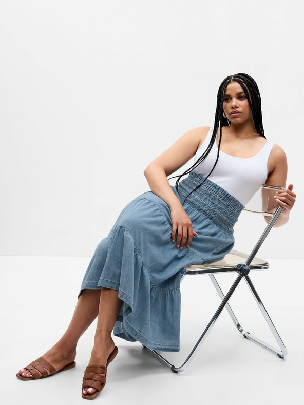 GAP Midi-Rock aus Denim GAP