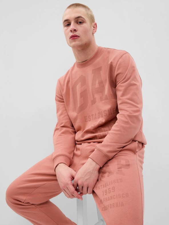 GAP Sweatshirt mit Logo und Fleece GAP