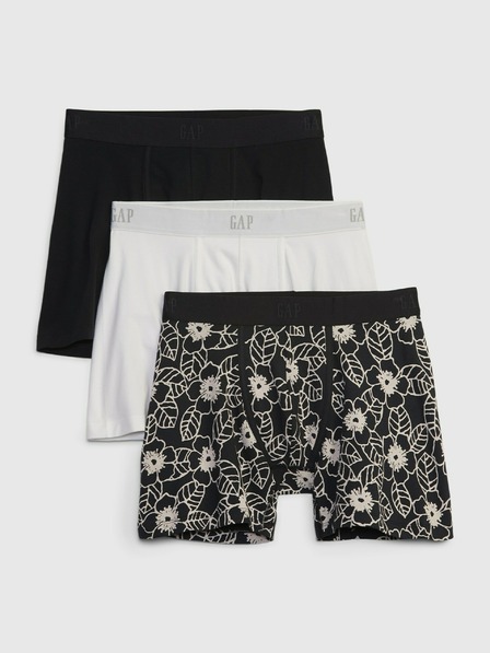 GAP Gemusterte Boxershorts, 3 Stück GAP