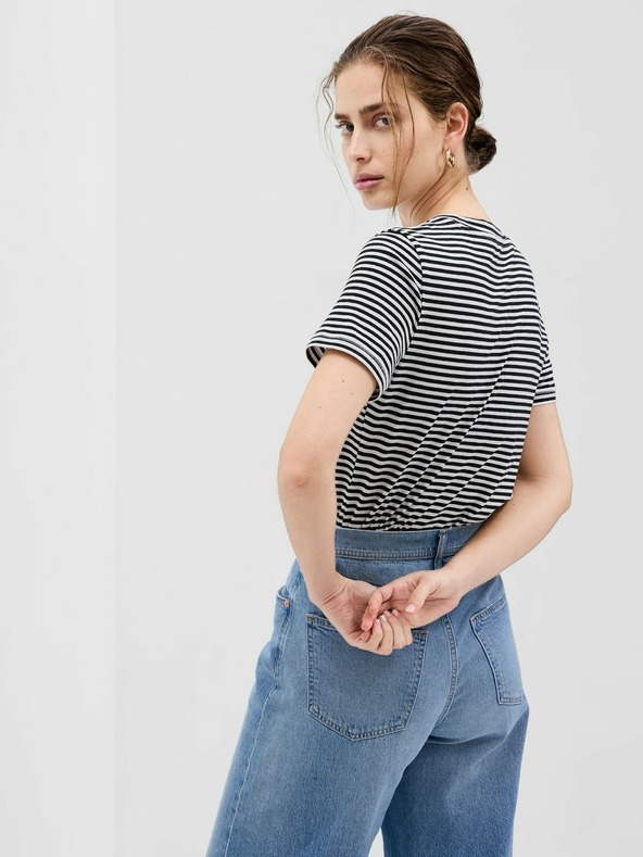 GAP Damen Baumwoll-T-Shirt Vintage GAP