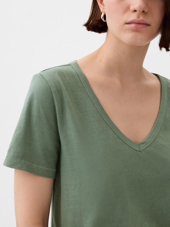 GAP Damen Baumwoll-T-Shirt Vintage GAP