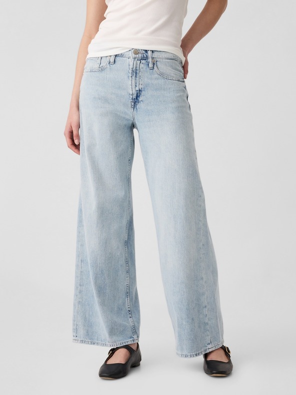 GAP Wide Leg High Rise Jeans GAP