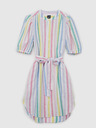 GAP Gestreiftes Minikleid aus Leinen GAP