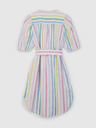 GAP Gestreiftes Minikleid aus Leinen GAP