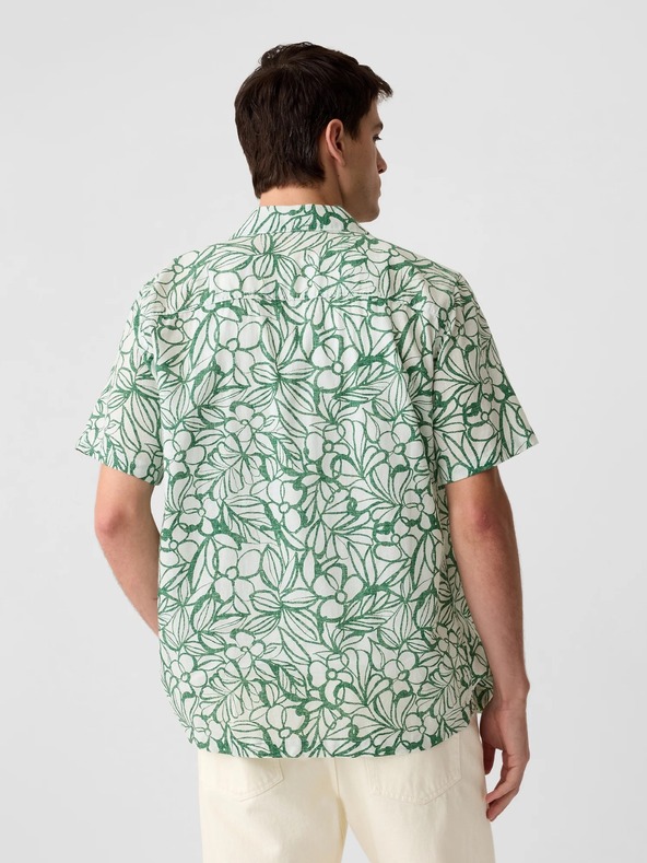 GAP Leinenhemd mit kurzen Ärmeln GAP