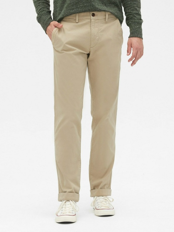GAP Herren Hose Essential Khaki Straight Fit GapFlex GAP