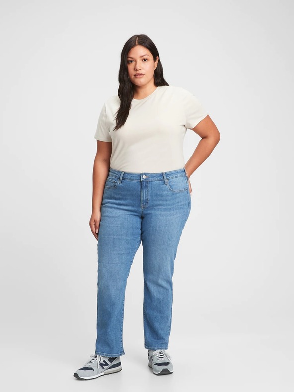 GAP Damen Straight Mid Rise Classic Jeans GAP
