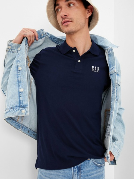 GAP Poloshirt Logo jersey organic GAP