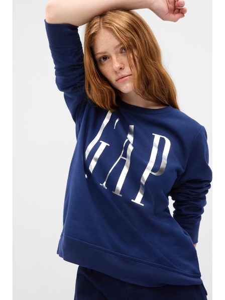 GAP Sweatshirt mit metallischem Logo GAP