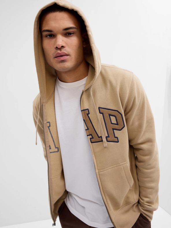 GAP Sweatshirt mit Logo und Fleece GAP