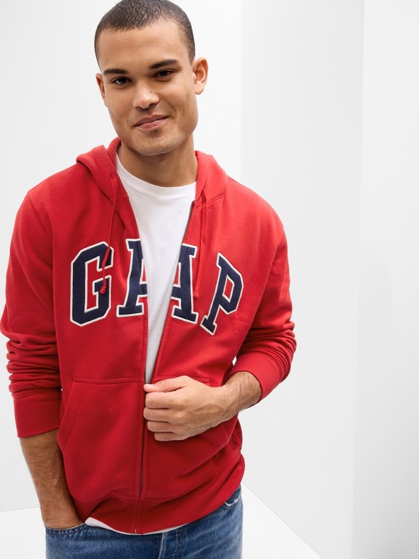 GAP Sweatshirt mit Logo und Fleece GAP