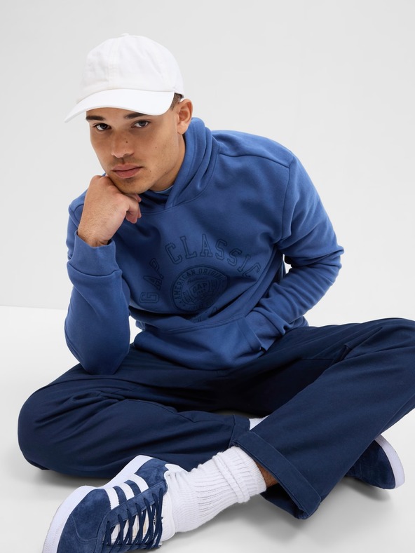 GAP Sweatjacke mit Logo und Fleece GAP