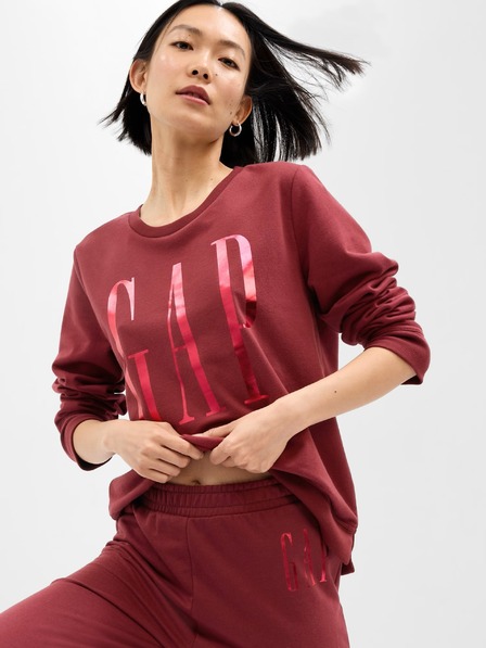 GAP Sweatshirt mit metallischem Logo GAP