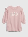 GAP Baby Sweatshirt-Kleid mit Logo GAP
