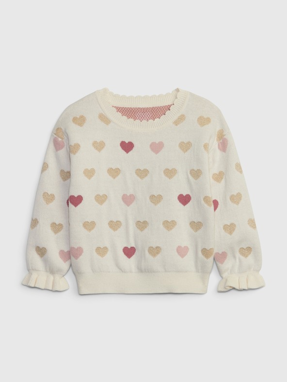 GAP Baby Pullover mit Herzmuster GAP