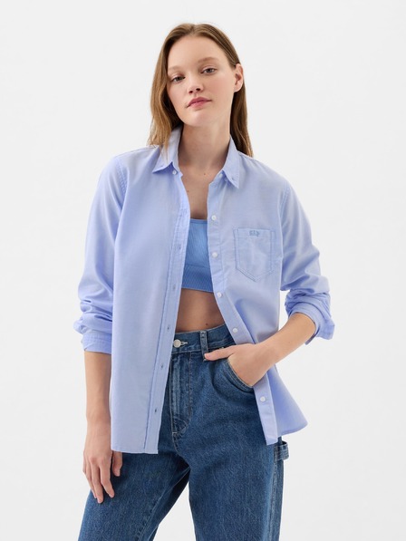 GAP Damen Oxfordhemd mit Logo GAP