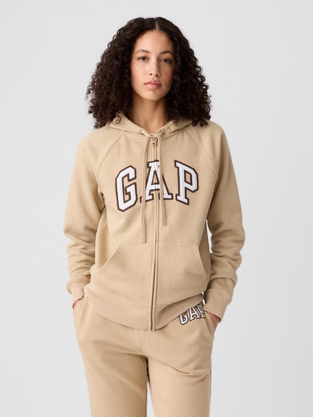 GAP Sweatjacke mit Logo und Fleece GAP