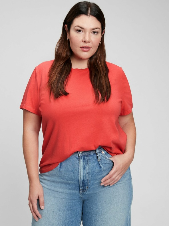 GAP Damen Baumwoll-T-Shirt Vintage GAP