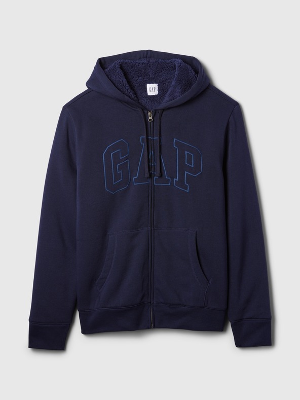GAP Sherpa-Sweatshirt mit Logo GAP