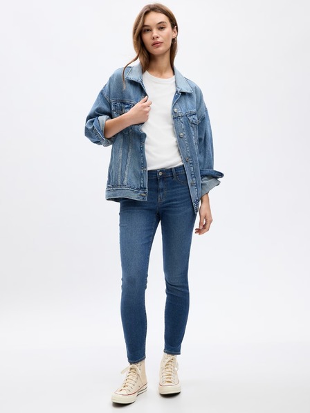 GAP Mid Rise Favorite Ankle Jeggings-Jeans GAP