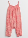 GAP Baby Leinen-Overall mit Blumenmuster GAP