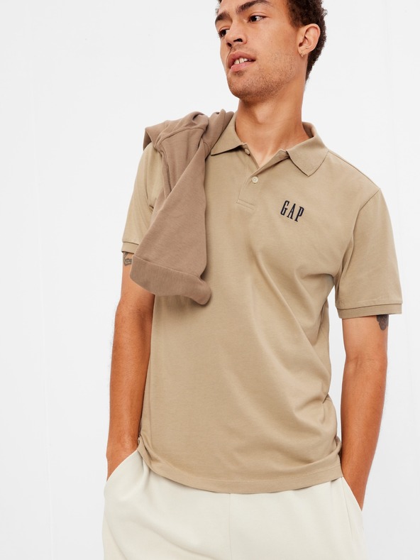 GAP Poloshirt Logo jersey organic GAP