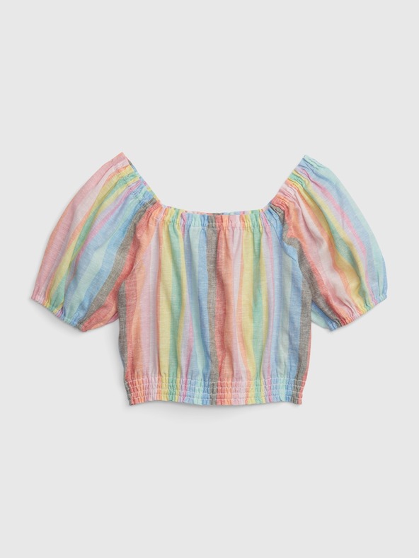 GAP Gestreiftes Kinder Top aus Leinen GAP