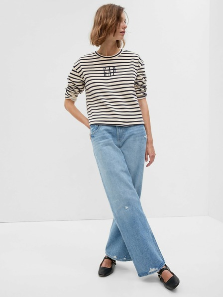 GAP Kapuzenpulli Crop mit Logo GAP