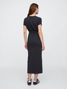 GAP Damen-Midi-Kleid mit Gürtel GAP