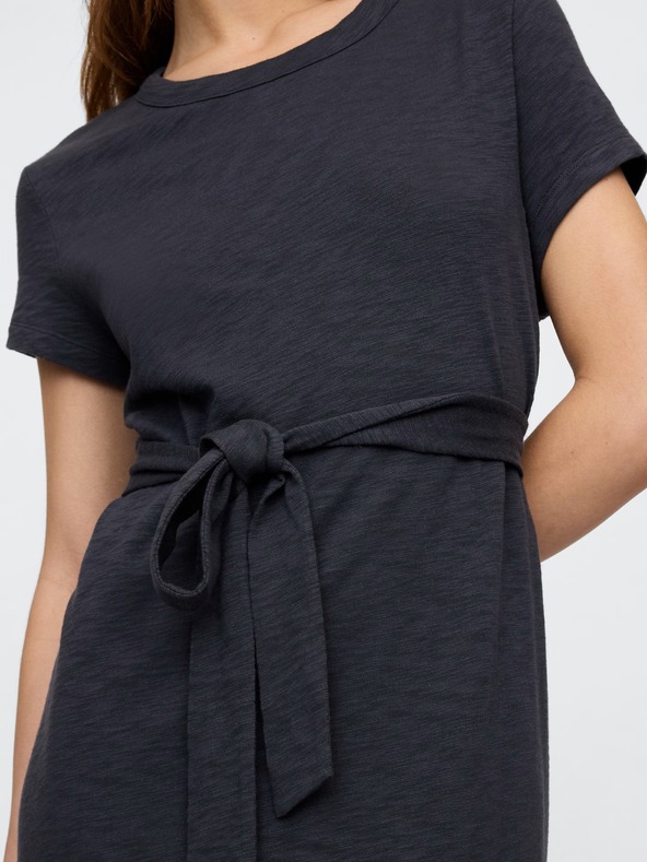 GAP Damen-Midi-Kleid mit Gürtel GAP