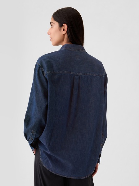 GAP Damen Chambray-Oversize-Hemd Big Shirt GAP