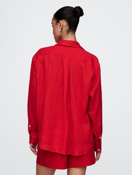 GAP Damen Leinen-Oversize-Hemd Big Shirt GAP