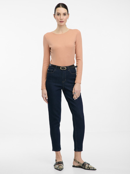 Orsay Hellbraunes Damen-Langarmshirt ORSAY